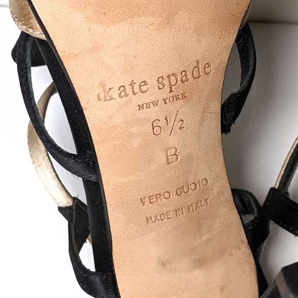 Kate Spade satin t-strap sandals - Picture 7 of 9